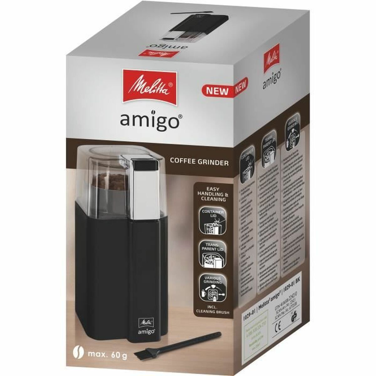 Maustemylly Melitta AMIGO 1029-01 Musta